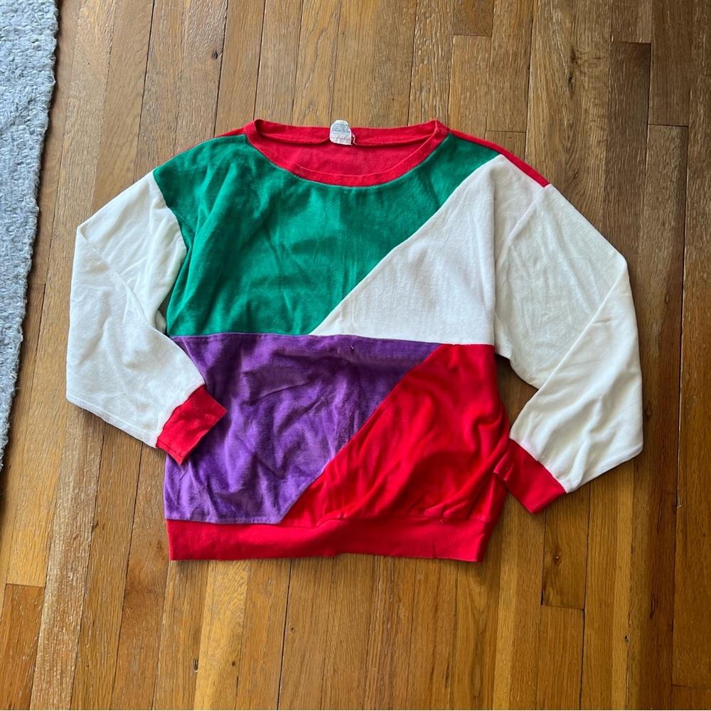 Vintage David Smith Velour pullover